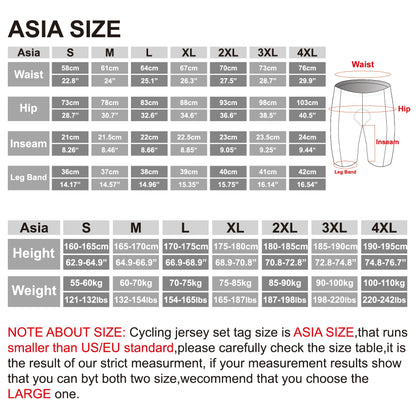X-TIGER Men's Cycling Shorts Coolmax 5D Padded Bicycles Riding Pants Shockproof MTB Bike Shorts Biking Cycle Wear Tights