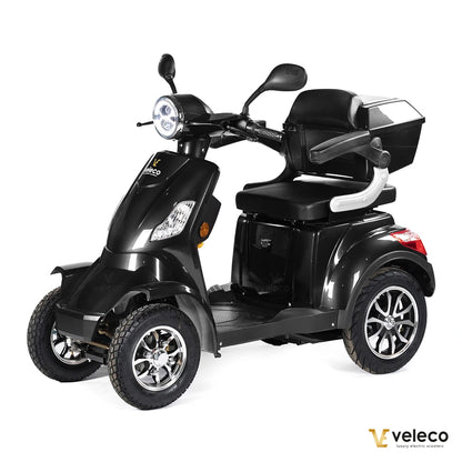 Veleco Faster Mobility Scooter Red – 1000W, 4-Wheel, Long Range