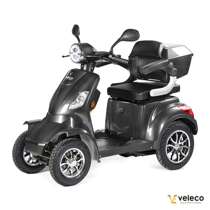 Veleco Faster Mobility Scooter Red – 1000W, 4-Wheel, Long Range
