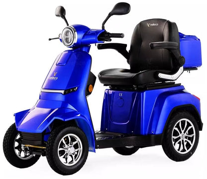 Veleco GRAVIS 4-Wheel Heavy-Duty Mobility Scooter – Stability, Safety & Style! - Rider Smarts