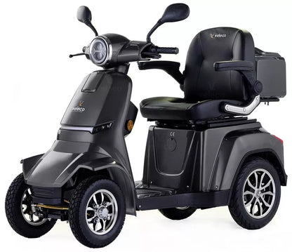 Veleco GRAVIS 4-Wheel Heavy-Duty Mobility Scooter – Stability, Safety & Style! - Rider Smarts