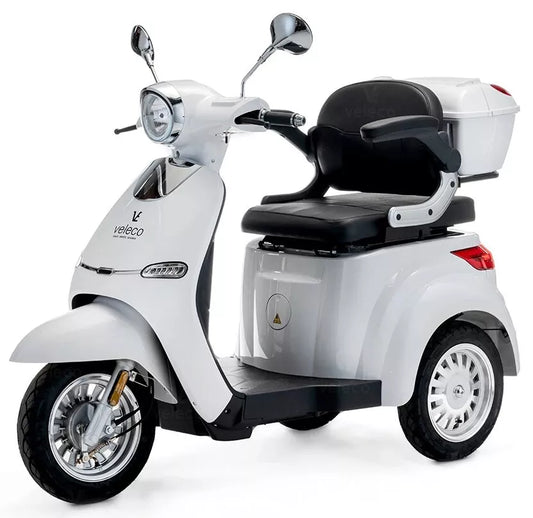 Veleco Cristal Mobility Scooter – 3 Wheel, 1000W, Road Legal