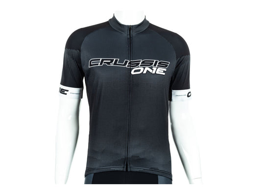 Crussis ONE short-Sleeved Cycling Jersey Black/White