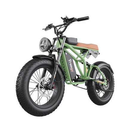 1400W Motor 7-Speed Fat Tire Off-Road Electric Bike - Conquer Any Terrain with Ease